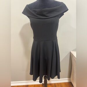 Elegant Black Off-Shoulder Dress